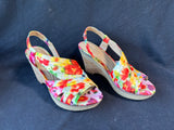 Naturalizer N5 Comfort Wedge Sandals Women's Size 8.5N Lulianna Floral (B)