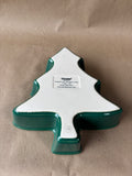 Chantal Christmas Tree Shaped Dish, Appears Unused