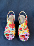 Naturalizer N5 Comfort Wedge Sandals Women's Size 8.5N Lulianna Floral (B)