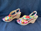 Naturalizer N5 Comfort Wedge Sandals Women's Size 8.5N Lulianna Floral (B)