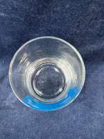 Set Of 4 Low Ball Glasses Blue Fish