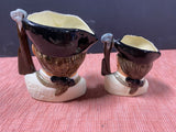 Pair Of Royal Doulton Mini Toby Mugs