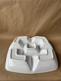 Threshold White Porcelain Square 5-Compartment Serving Dish