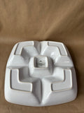Threshold White Porcelain Square 5-Compartment Serving Dish