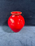 Signed King’s Pottery Red Pottery Vase