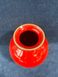 Signed King’s Pottery Red Pottery Vase