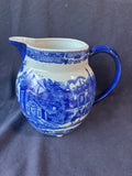 Victoria Ware Ironstone Pitcher Jug Flow Old World Scene