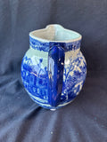Victoria Ware Ironstone Pitcher Jug Flow Old World Scene