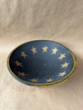 Primitive Style Americana Wooden Bowl