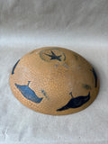 Primitive Style Americana Wooden Bowl