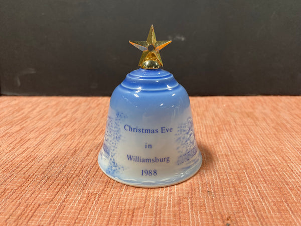 1988 Bing & Grondahl Copenhagen Porcelain Christmas Bell Vintage