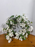 White Faux Floral Wreath