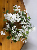 White Faux Floral Wreath