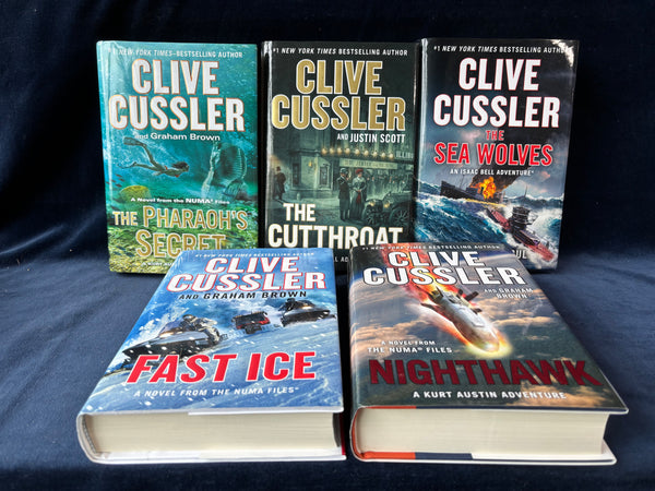 Lot Of Clive Cussler Books (5)