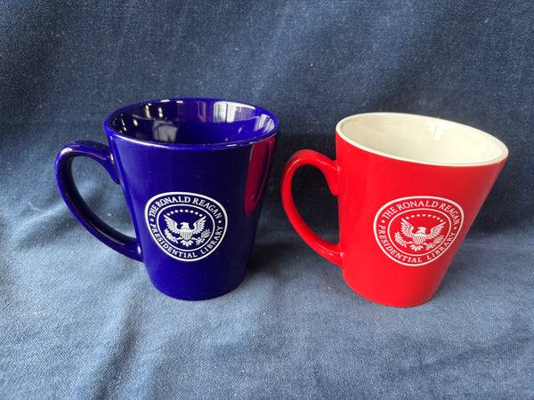 Pair Of The Ronald Reagan Presidential Library M-Ware Mugs