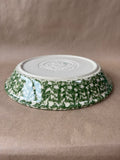 The Workshops of Gerald E. Henn Green Spongeware Baking Dish