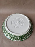 The Workshops of Gerald E. Henn Green Spongeware Baking Dish