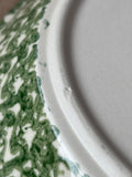 The Workshops of Gerald E. Henn Green Spongeware Baking Dish