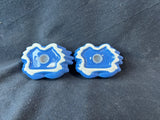 Pair Of Blue Crab Salt & Pepper Shakers