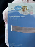 Lot Of 2 “Princess” Hooded Towels, Unused