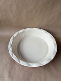 Scalloped Stoneware Pie Dish