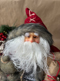 Sitting Santa Claus Christmas Figurine