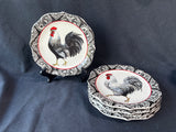 Set Of 5 Cracker Barrel Rooster Plates (2 Sets Available, Priced Individually)