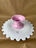 Melamine Flower Shaped Pedestal Cake Stand