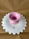 Melamine Flower Shaped Pedestal Cake Stand