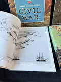 Civil War & Revolutionary War History Book Lot – 4 Military History Books