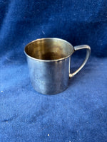 Silver Plate Oneida Community Baby Child's Christening Cup