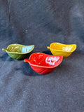 Set Of 3 P1 Leaf Shaped Dishes