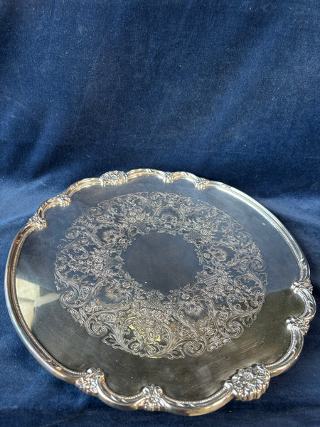 Remembrance 1847 Rogers Bros Silver Serving Platter