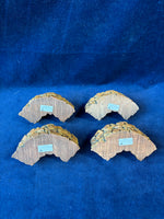 (W)Dept. 56 Stone Curved Wall 4 Pieces