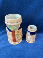 Pair Of Ceramic Beer Steins (2)