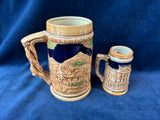 Pair Of Ceramic Beer Steins (2)