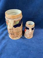 Pair Of Ceramic Beer Steins (2)