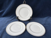 Set Of 3 Heinrich Villeroy & Boch Royal Gold Bread And Butter Plates
