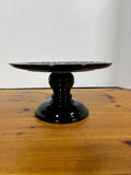Celebrate It Black Celestial Moon And Stars Print Cake Stand
