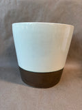 Two-Tone Ceramic Planter
