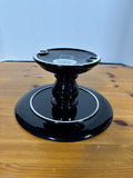 Celebrate It Black Celestial Moon And Stars Print Cake Stand