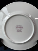 Set Of 3 Heinrich Villeroy & Boch Royal Gold Bread And Butter Plates