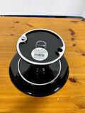 Celebrate It Black Celestial Moon And Stars Print Cake Stand