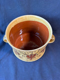 Colonial Williamsburg Restoration Red Clay Slipware Posset Pot