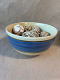 Ceramic Gibson Ribbed Bowl W/Decorative Filler