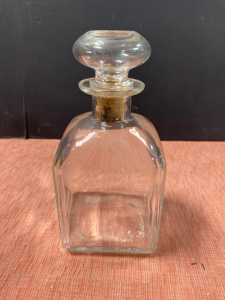 Clear Square Glass Decanter