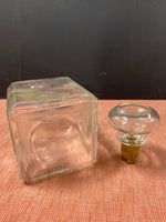 Clear Square Glass Decanter