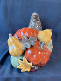 Chris Madden Ceramic Cornucopia Pumpkin