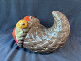 Chris Madden Ceramic Cornucopia Pumpkin