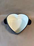 Smith Clark Ironworks 1Qt Heart Enamled Cast Iron Dish
